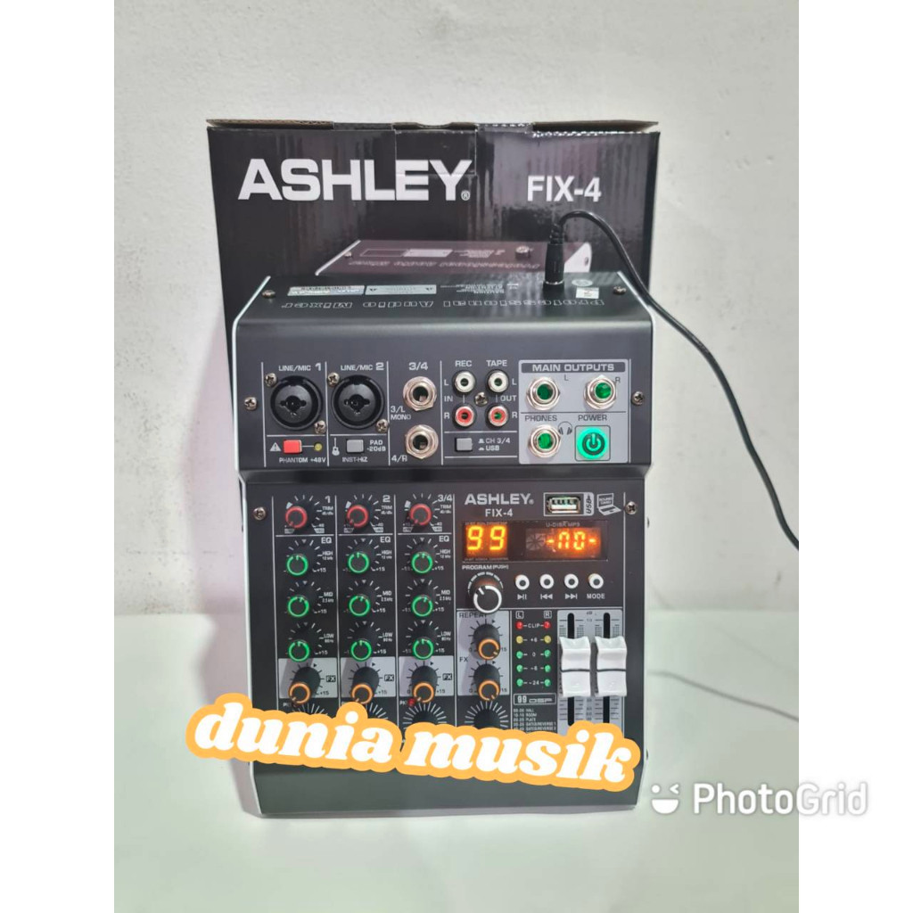 MIXER ASHLEY FIX 4 FIX4 ORIGINAL BISA SOUNDCARD
