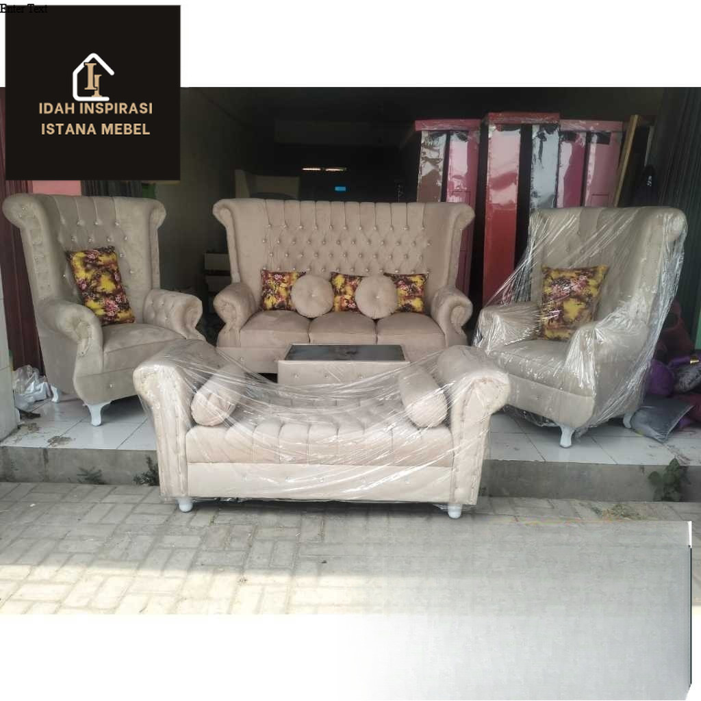 Sofa sultan wrna cream sofa sultan mewah sofa model terbaru