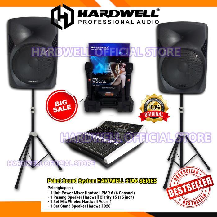 PROMO BIG SALE Paket Sound System Outdoor Hardwell STAR Series Original