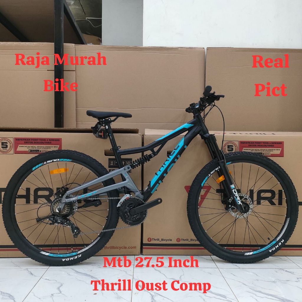 Sepeda Gunung Mtb 27,5 Inch  Thrill Oust Comp Terbaru Sepeda Mtb Thrill Oust Comp 27.5 Inch