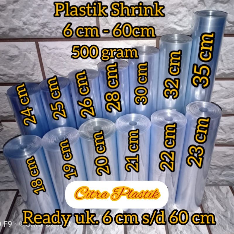 Plastik shrink / plastik segel / pvc shrink 500gram