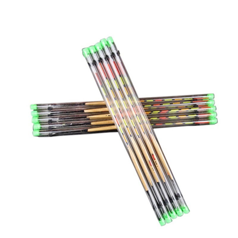 10Pcs/lot Wood Fish Float Fishing Accessories Float Tackle Tools For Fishing Tank Flotteur Float Fis