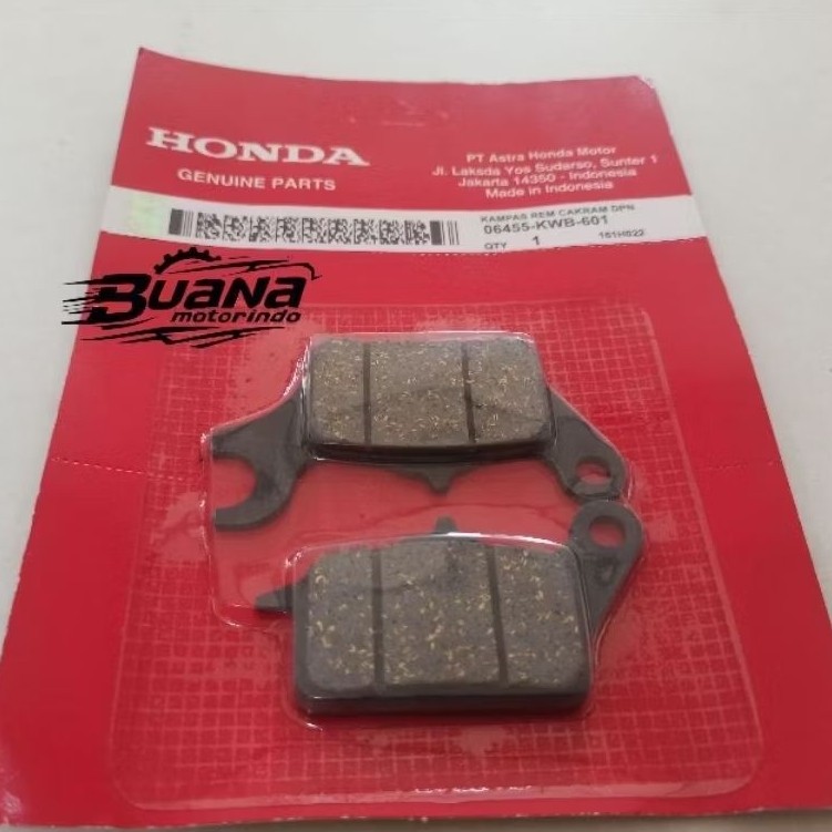 ( GRADE AA SUPER ) Kampas Rem Depan Cakram Dispad Blade Revo Absolute Supra x 125 Injection Honda KW