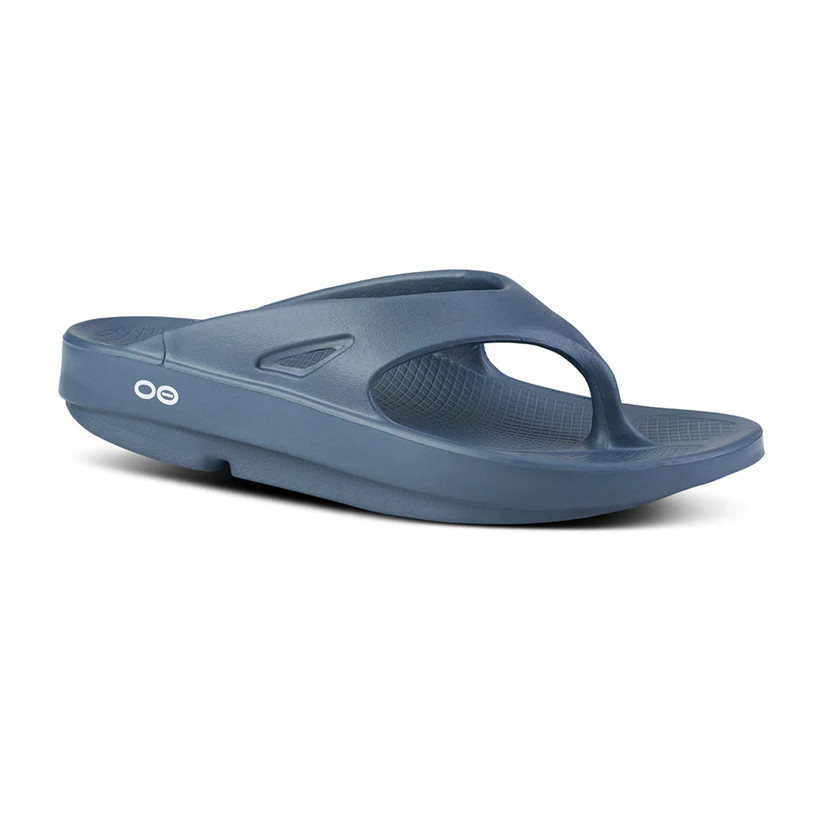 BINTARO Sendal Oofos Unisex Sandal Ooriginal Thong -  MORROCAN BLUE