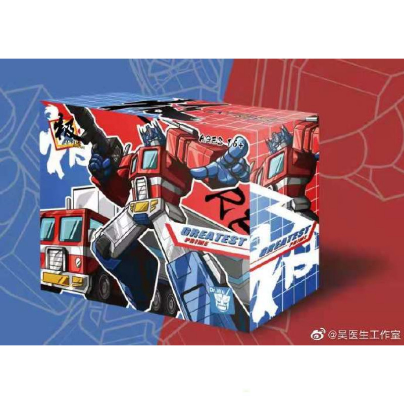 In Stock New Transformation Dr.WU DWE04 DW-E04 OP Prime Commander with Carriage Energy Ax Mini Scale