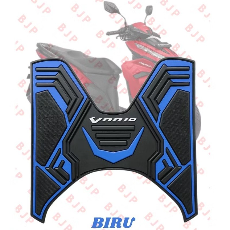 karpet motor vario 125 150 tahun 2018-2020 2024 & vario new 125cc 2024 keset motor karet ( CARBON ) 