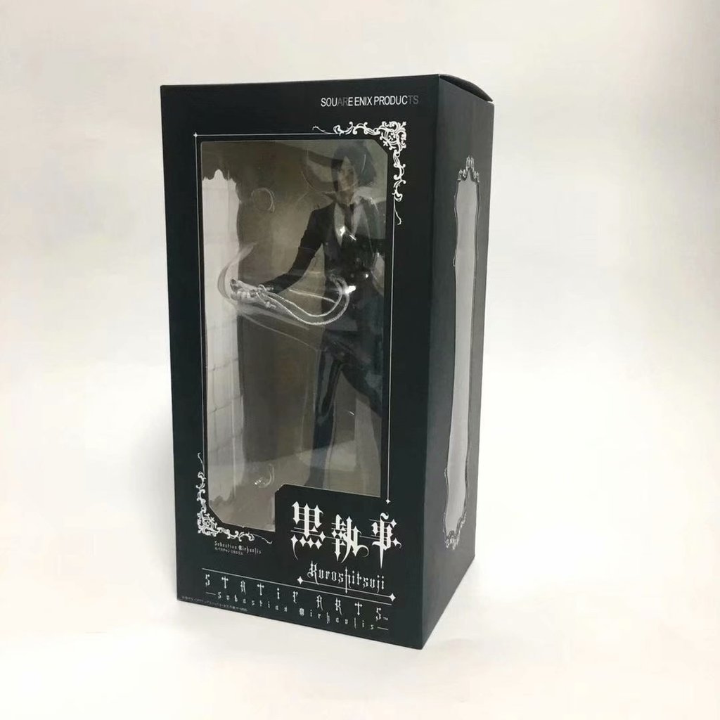 20CM Anime Black Butler Kuroshitsuji Sebastian Michaelis Figure 1/8 Animation Model Toy Gift Collect