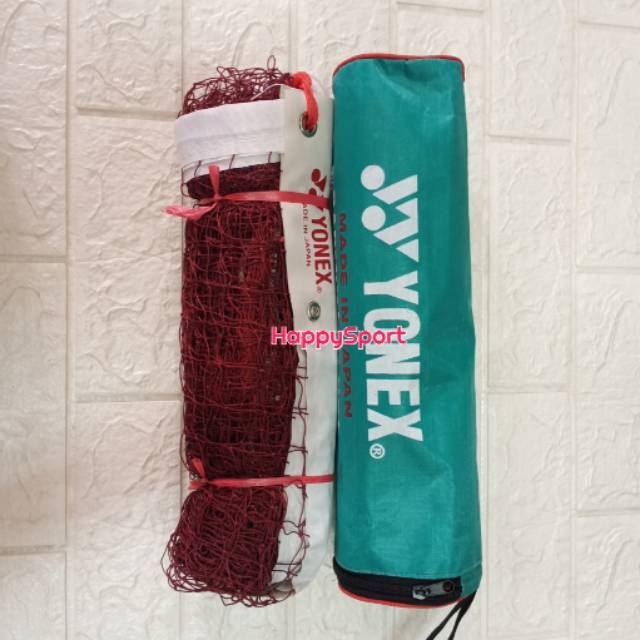 Net badminton bulutangkis yonex tas hijo
