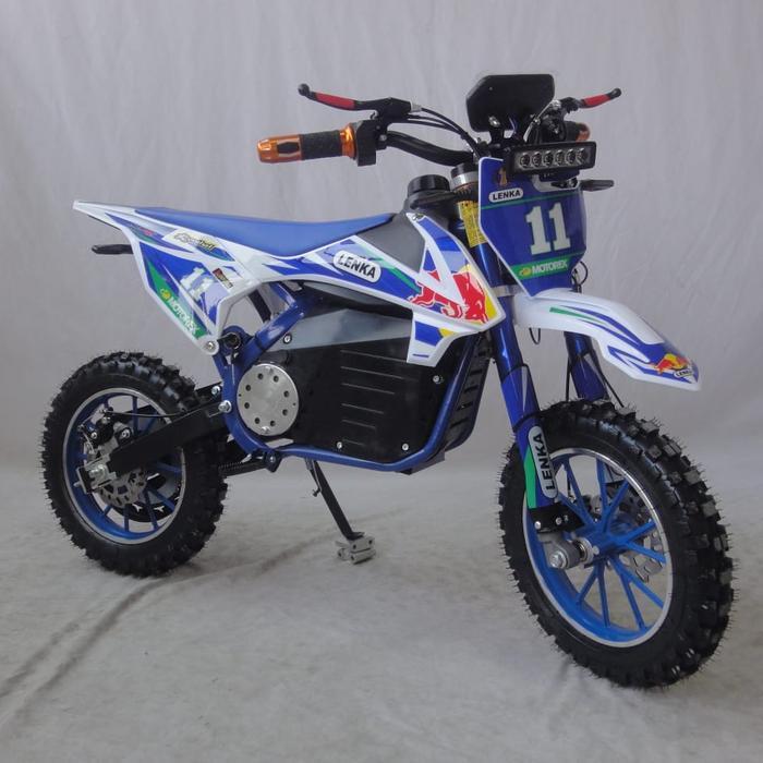 TRAIL ELEKTRIK LENKA EMC 11~ MOTOR TRAIL AKI ANAK - Biru - Orange