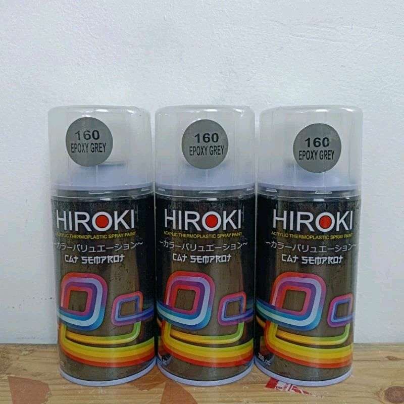 pilok pilox cat semprot HIROKI 160 EPOXY GREY epoxy poxy cat dasar 300cc