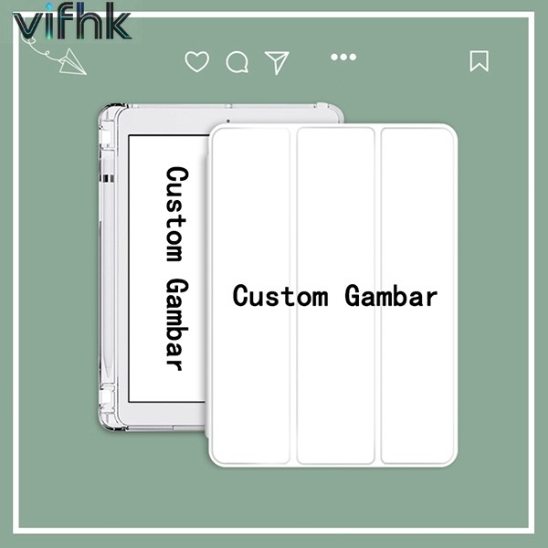 Custom Gambar Desain Pribadi Pilihan Gambar Case ipad Gen 10 Case With Slot Pena for iPad Air 6 Air 