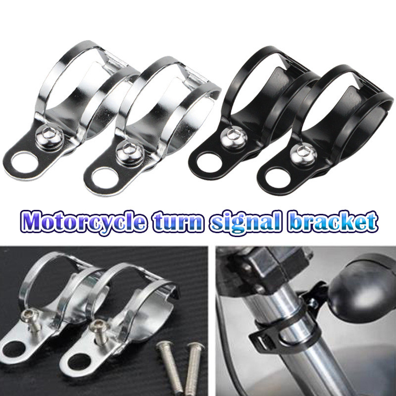 2pcs Bracket dudukan lampu tembak motor Breket dudukan lampu tembak motor Untuk Sepeda Motor Univers