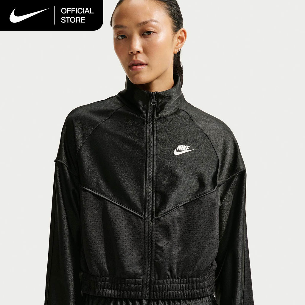 Nike Women's Sportswear Oversized Windrunner Jacket - Black [IR1702-010]