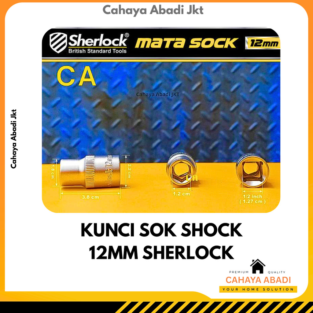 KUNCI SOK SHOCK 12MM SHERLOCK