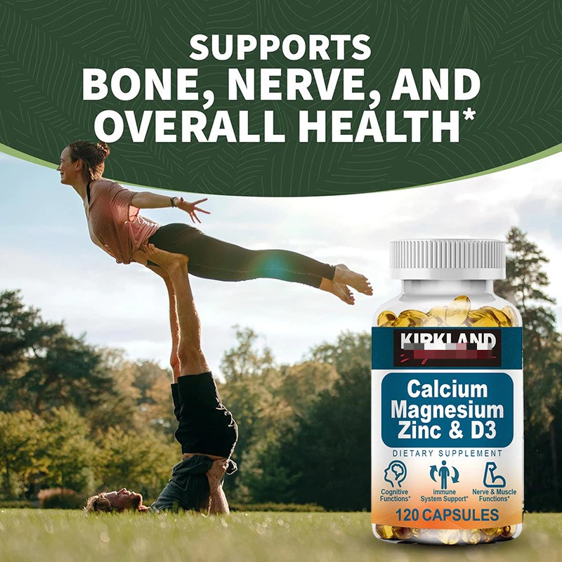Calcium Magnesium Zinc & Vitamin D3 | Suplemen Tulang & Otot Lengkap