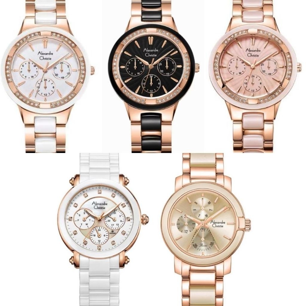PROMO CUCI GUDANG AC 2299 JAM TANGAN WANITA ALEXANDRE CHRISTIE AC2880 CERAMIX AC 2299 AC 2377 ORIGIN