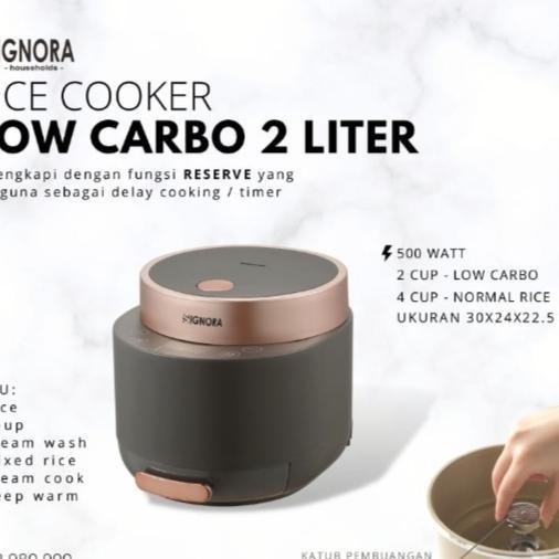 low carbo rice cooker signora