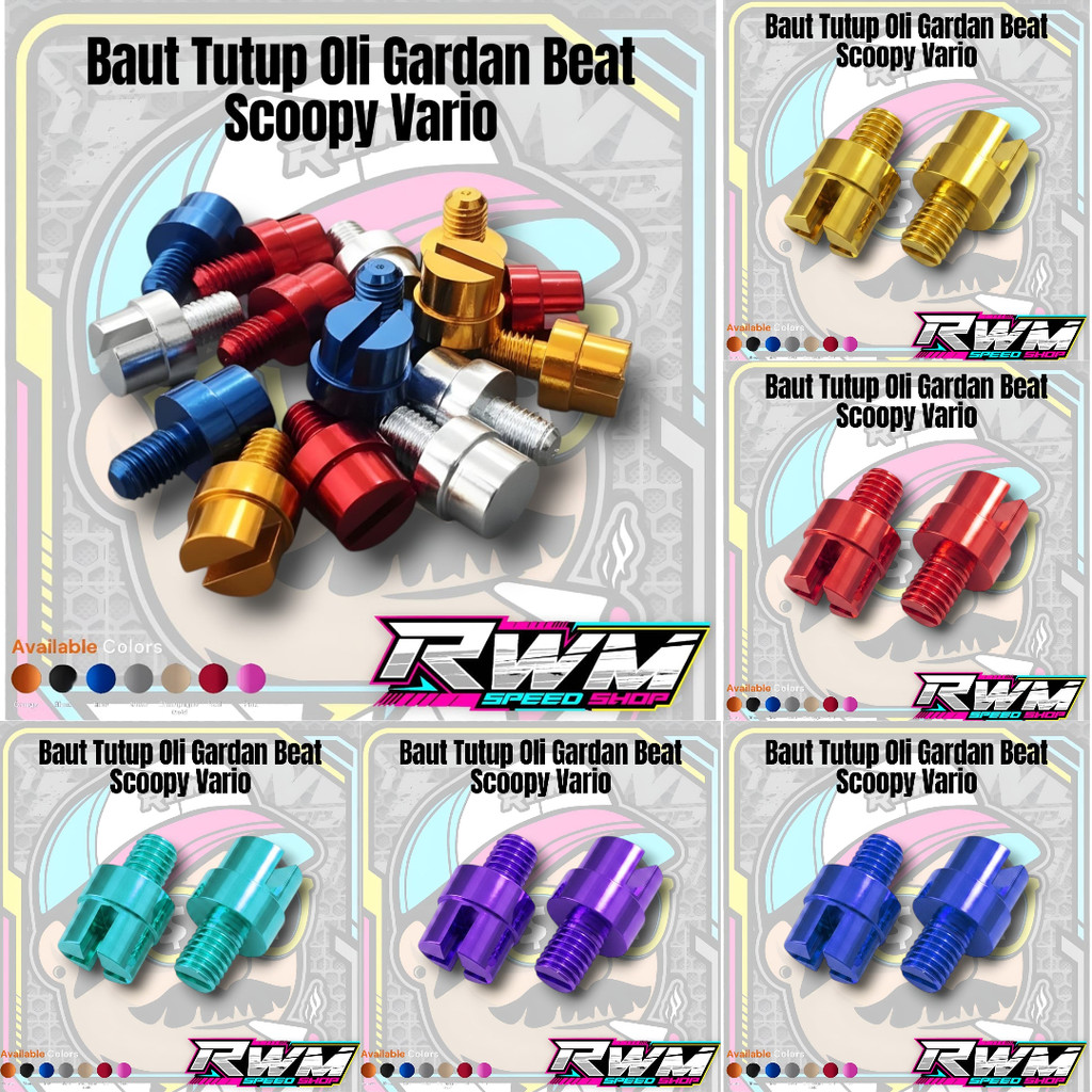 Baut Tutup oli gardan beat scoopy vario Genio gardan beat gardan vario gardan scoopy tutup oli garda
