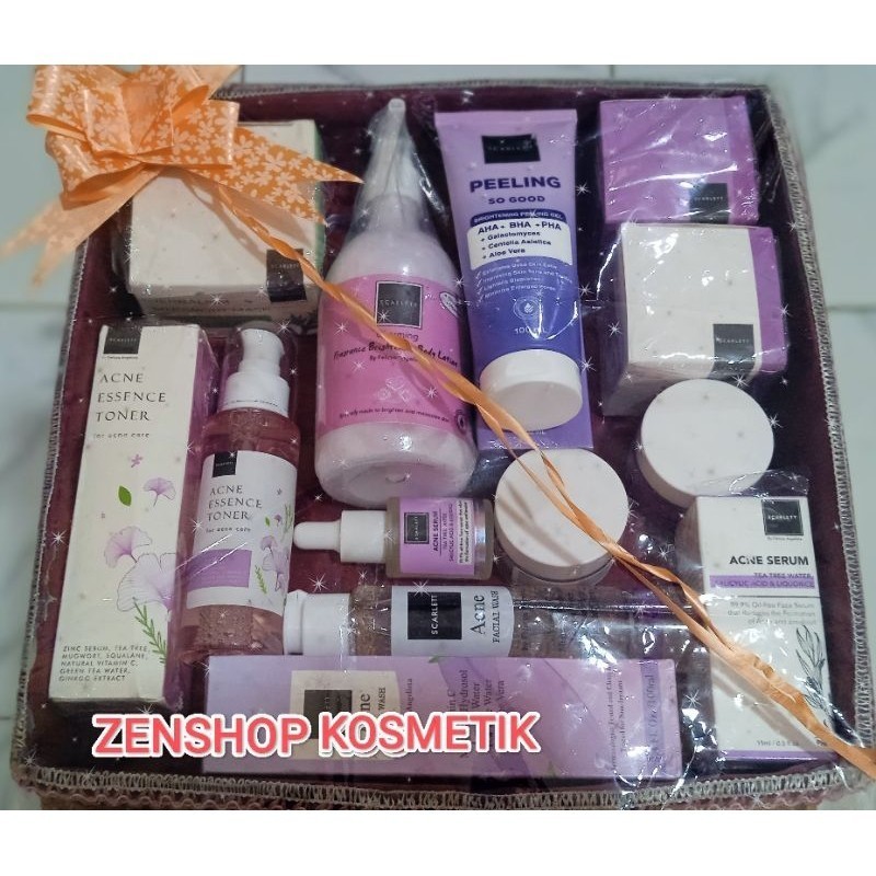 SCARLET PAKET ACNE SESERAHAN/BINGKISAN/HANTARAN NIKAH