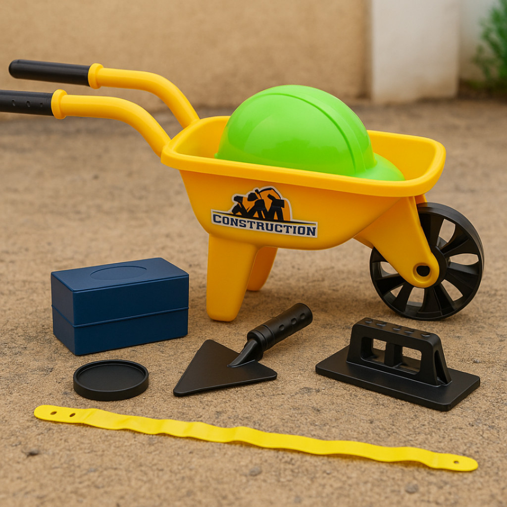 BISA COD Trolly Bangunan Anak Edukatif Mainan Gerobak Tukang Pasir Aman Kuat Terbaru Cocok untuk Kad