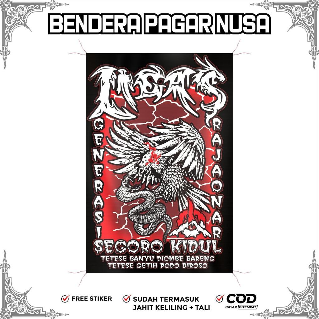 Bendera Full Printing Pencak Silat Pagar Nusa Ligas Generasi Raja Onar Desain Terbaru By Sindikat_Md