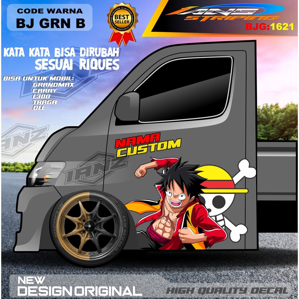 Stiker Variasi Pintu Pick Up / Decal Pintu Traga Granmax / Stiker Mobil Pick Up