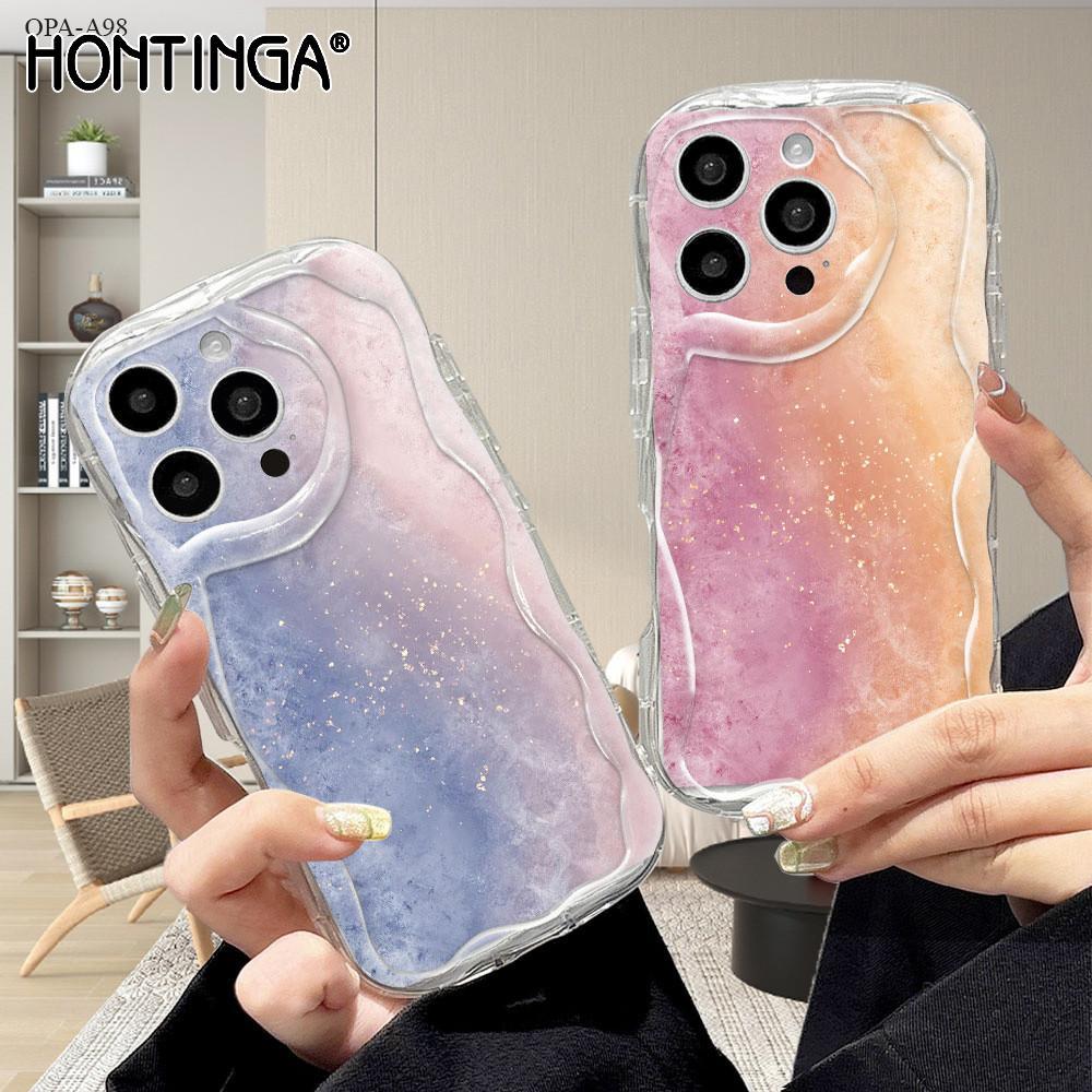 Hontinga Casing Hp Untuk OPPO A5 A5I A60 A79 A98 A7 A5S A11K A12 A3S A12E A15 A15S A16 A16S A16K A16