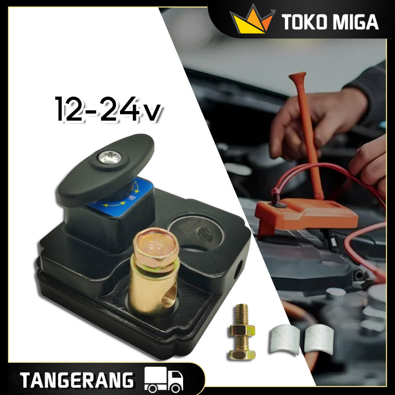 Sakelar Pemutus Arus Aki Mobil Warna Hitam Saklar Aki Mobil On Off Untuk Mobil Kecil,Truk Besar,Dan 