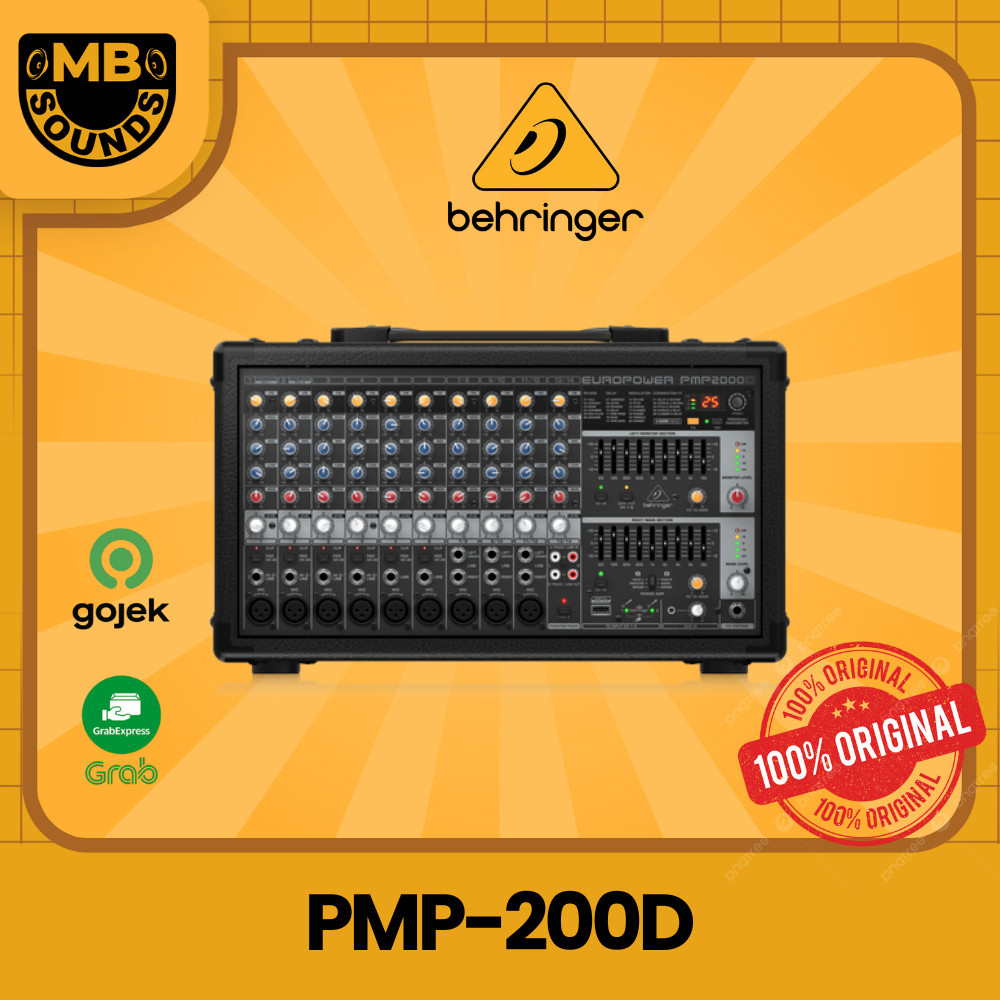 4 Inch Behringer PMP2000D / PMP 2000D Power Audio Mixer ORIGINAL