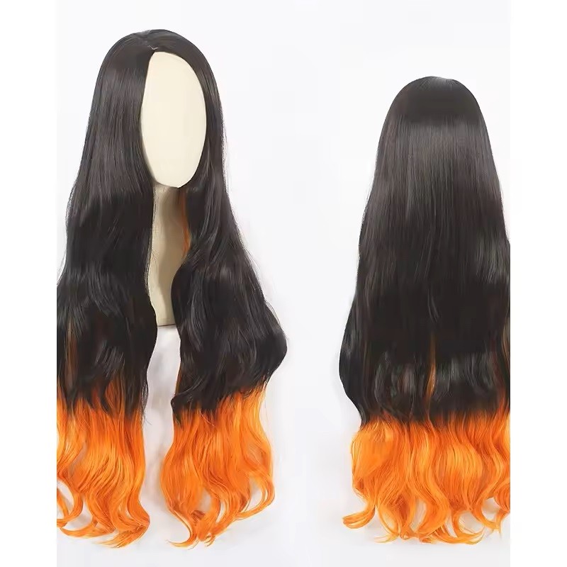 Wig Demon Slayer Cosplay Nezuko Dewasa Dan Anak Halloween