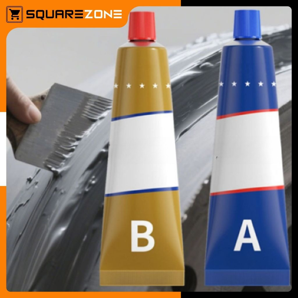 Lem AB Kastol Besi Super Kuat Lem Besi Serbaguna Lem AB Besi Anti Air Anti Panas HM1066