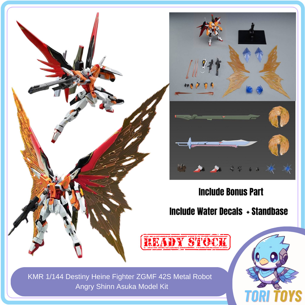 KMR 1/144 Destiny Heine Fighter ZGMF 42S Metal Robot Angry Shin Asuka Model Kit