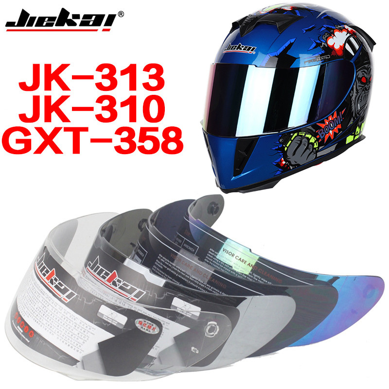 Lens Full Face Helmet Shield for Full Face Motorcycle Helmet Visor JIEKAI-313 JK-310 GXT-358 Visor F