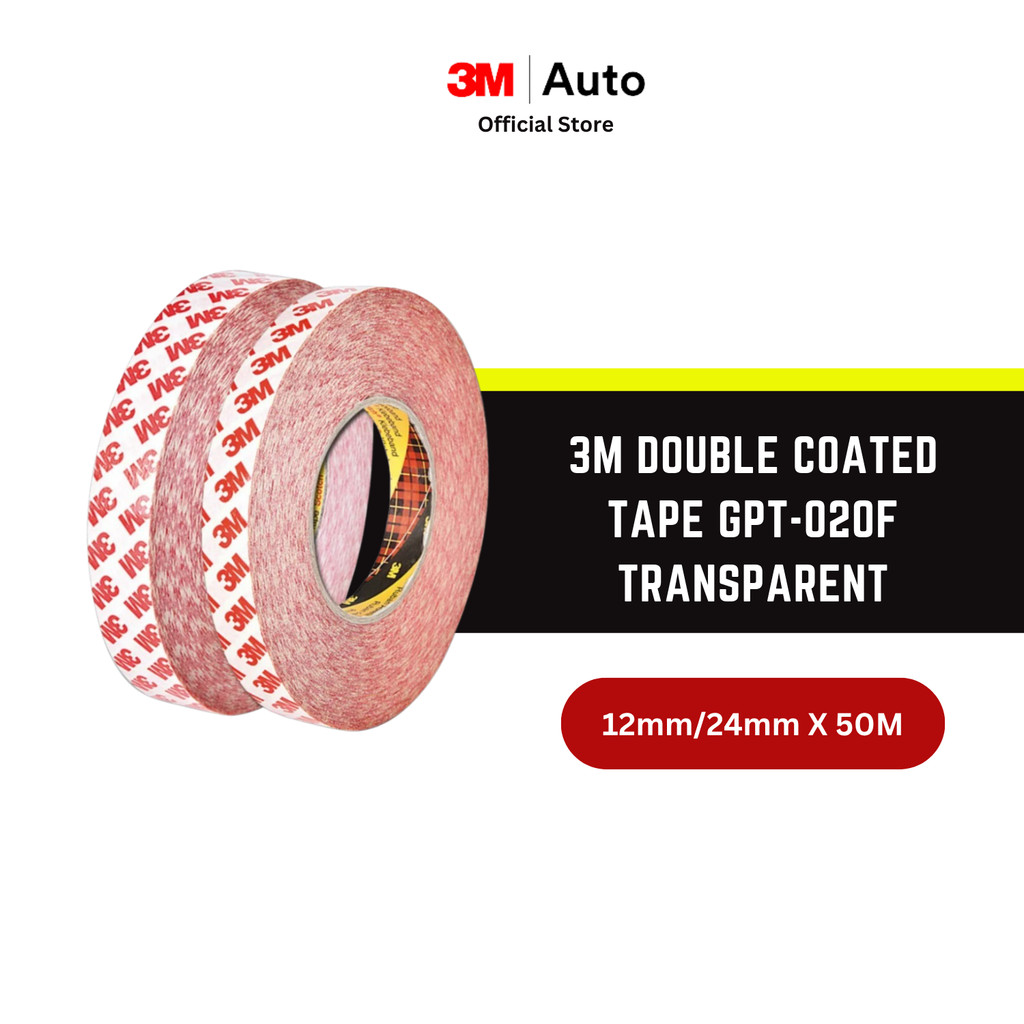 3M Double Coated Tape GPT-020F - Double Sided Tape Premium Kuat Original