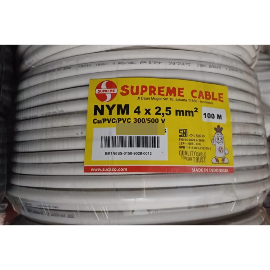 KABEL TUNGGAL NYM 4X2.5 SUPREME METERAN