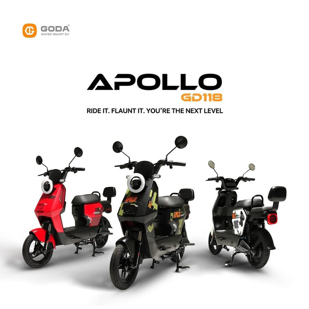 Sepeda Listrik GODA Goda 118Y Apollo Apolo Electric Bike E-bike E bike Terbaru 2025