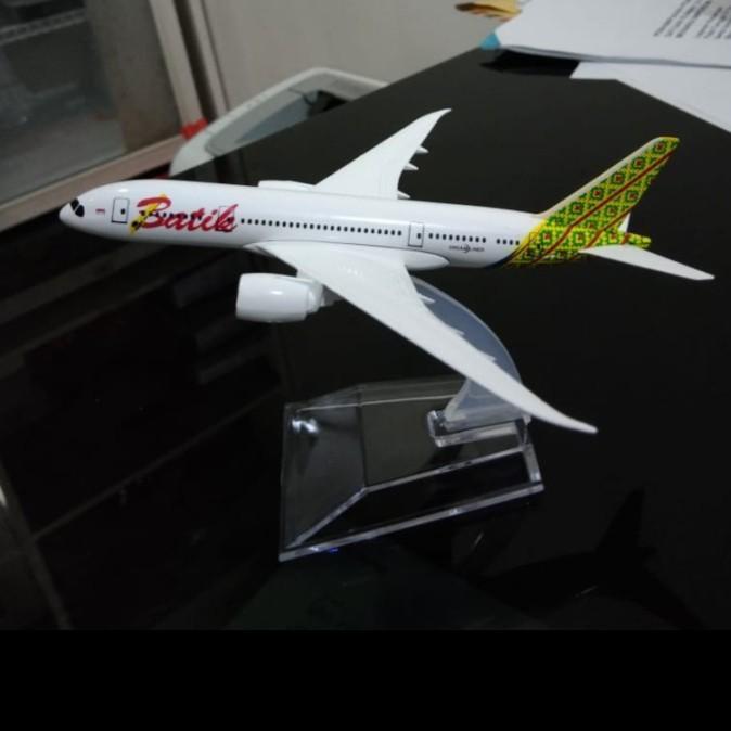 Miniatur Diecast Pesawat Batik Air Indonesia Toy - Batik Air