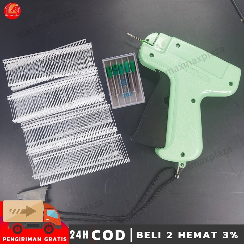 1000PCS PAKET TERMURAH TAG GUN JOYKO + ISI 1000pcs LABEL BAJU TAG PIN 35M Alat Tembak Pasang Label /