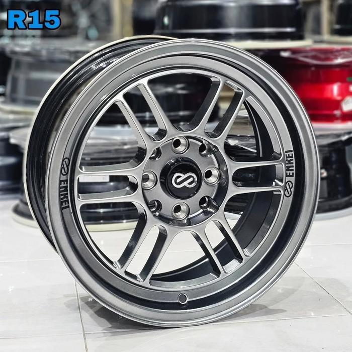 velg racing r15 lebar 6,5 ENKEI RPF1 FACE 2 RING 15 velg brio mobilio Avanza xenia livina Soluna Cor