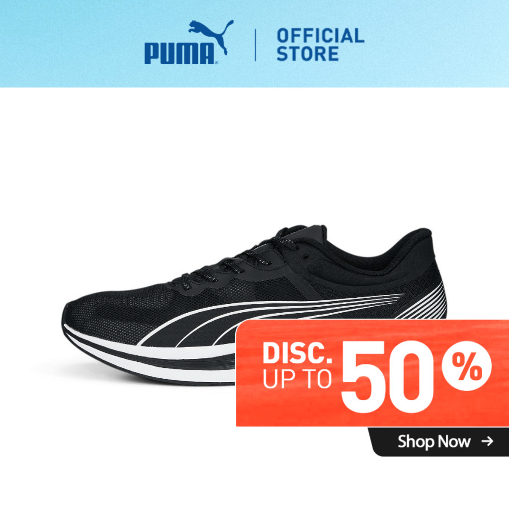 PUMA Sepatu Lari Redeem Profoam PUMA Black-PUMA White