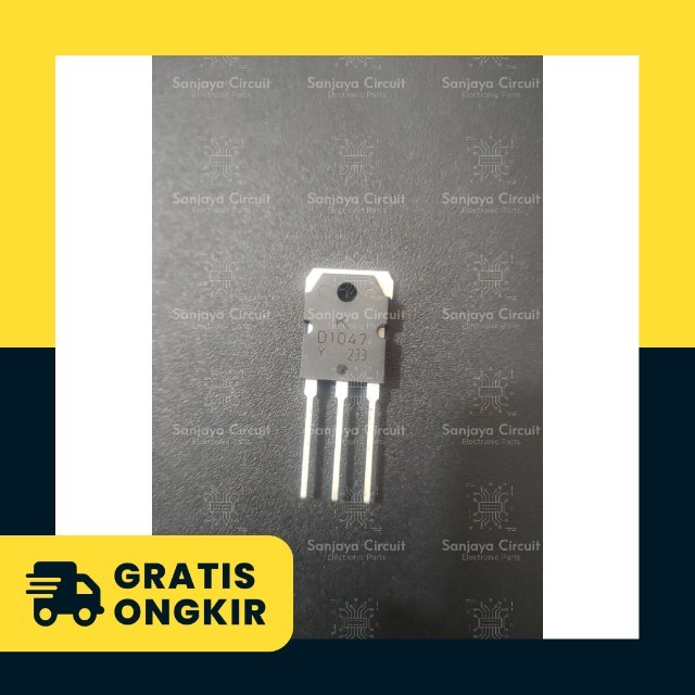 Transistor TR 2SD1047 / 2SD 1047 / D1047 / D 1047 Pasangan B817 Pengganti C5198