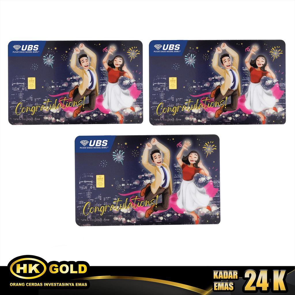 Logam Mulia 24K  0.100 Gram UBS HK GOLD