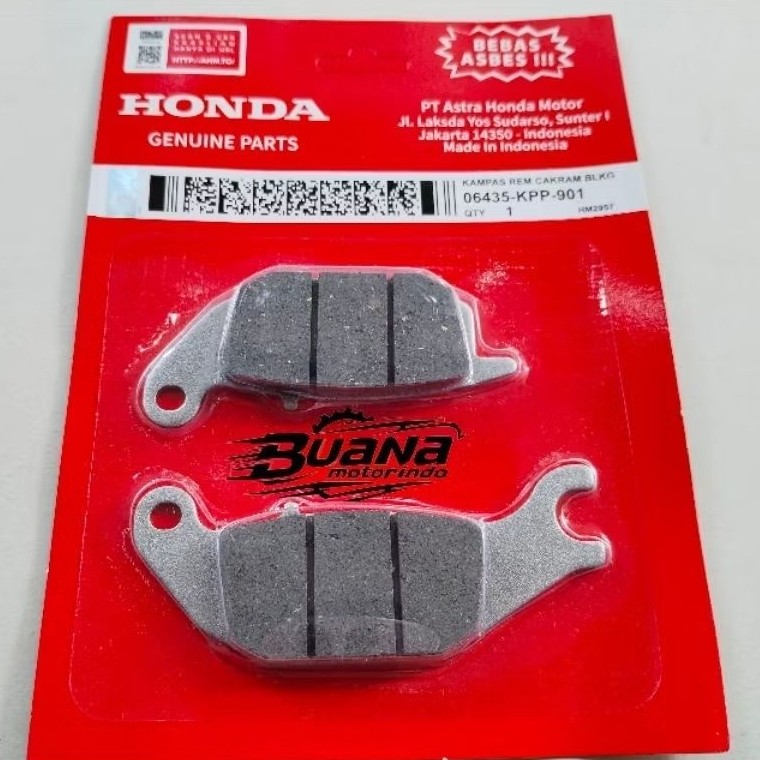Kampas Rem Cakram Dispad Belakang Supra x 125 Honda KPP ( Grade A )
