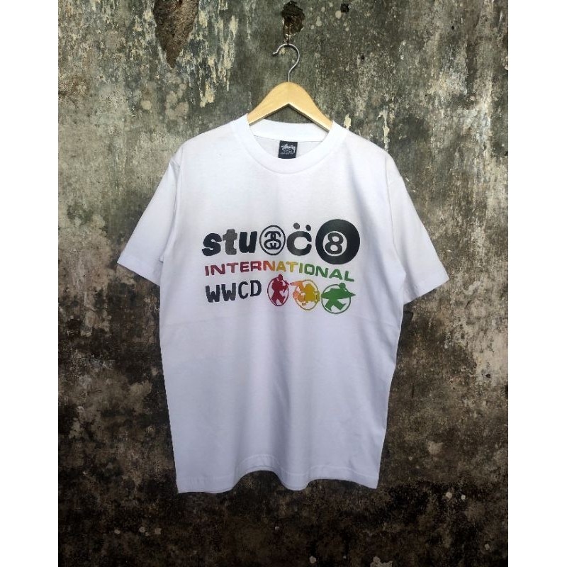 New 12.12 KAOS ST*SSY X CPFM INTERNATIONAL Kaos pria brended