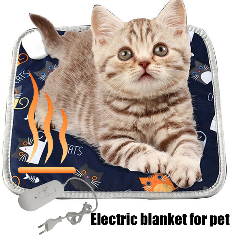 Winter Pet Heating Blanket Temperature Warm Cat Dog Mattress Indoor Heating Pad Pet Supplies USB hea