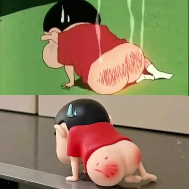 Guangpp Xiaoxin Emo new swollen by Meiya Crayon Xiaoxin cute gift home desktop car decoration