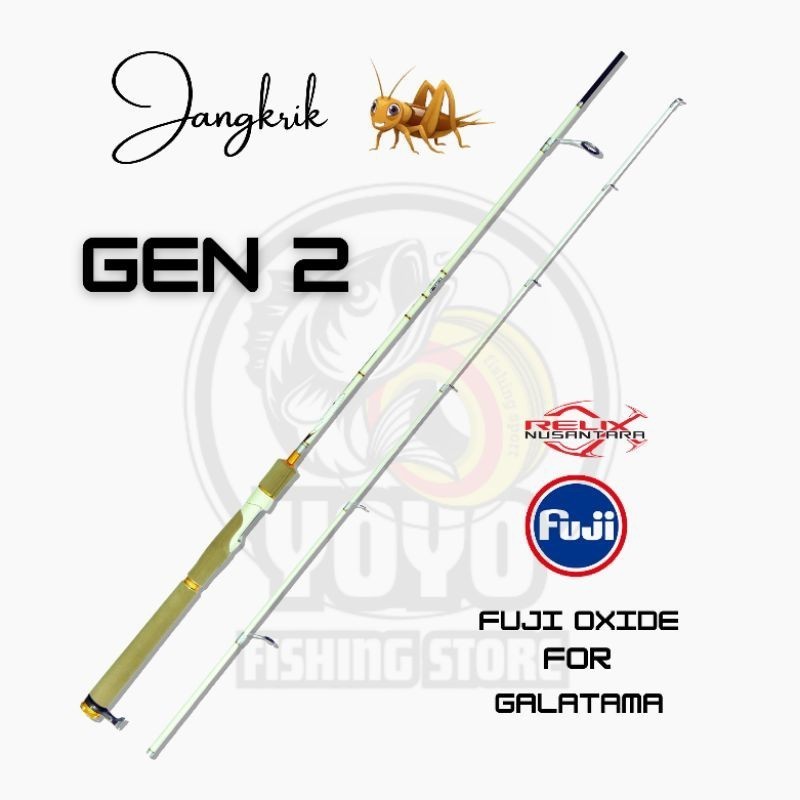 Joran Jangkrik Gen 2 Relix Nusantara 14 Lb - 17 Lb - 20 Lb - 602 ( 180 Cm)/ Jangkrik 14 Lb - 562 ( 1