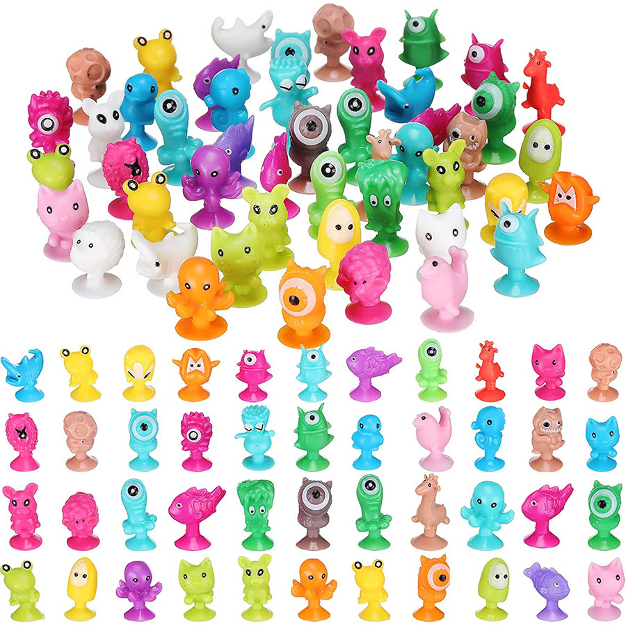15-50pcs 2.5cm Mini Suction Cup Monster Doll More than 100+ Styles Random Ship Cartoon Doll Creative