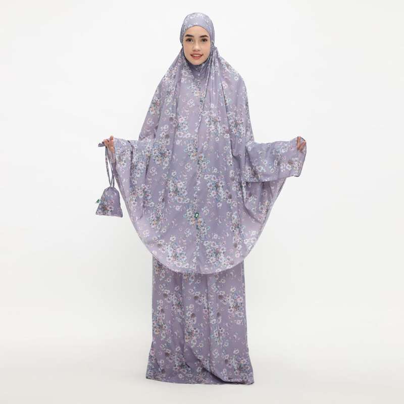 Tatuis Azalia Athila Travel Tiara 579 Mukena - Purple