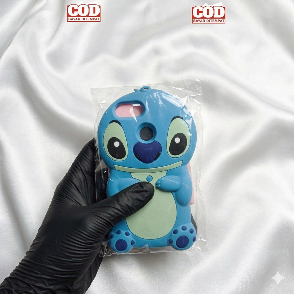 Silicone karakter Softcase karakter 3d Stitch Caseng XIAOMI MI 5X / XIAOMI MI A1